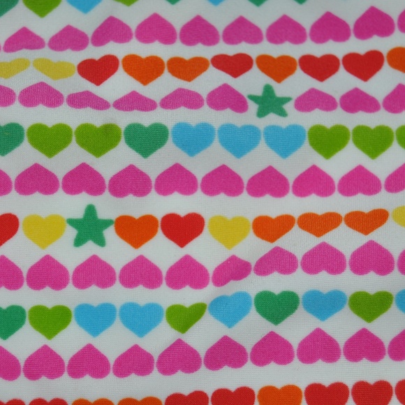 NEW Girl's Heart Print Bikini 2 Piece Swimsuit NWT - Picture 2 of 7